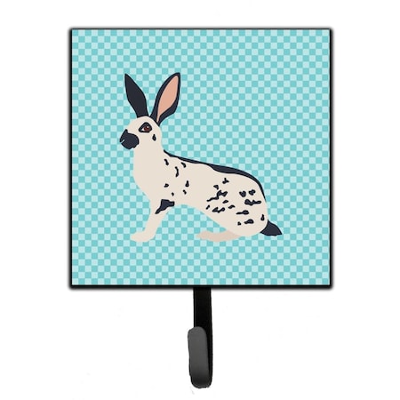 Carolines Treasures English Spot Rabbit Blue Check Leash or Key Holder BB8135SH4